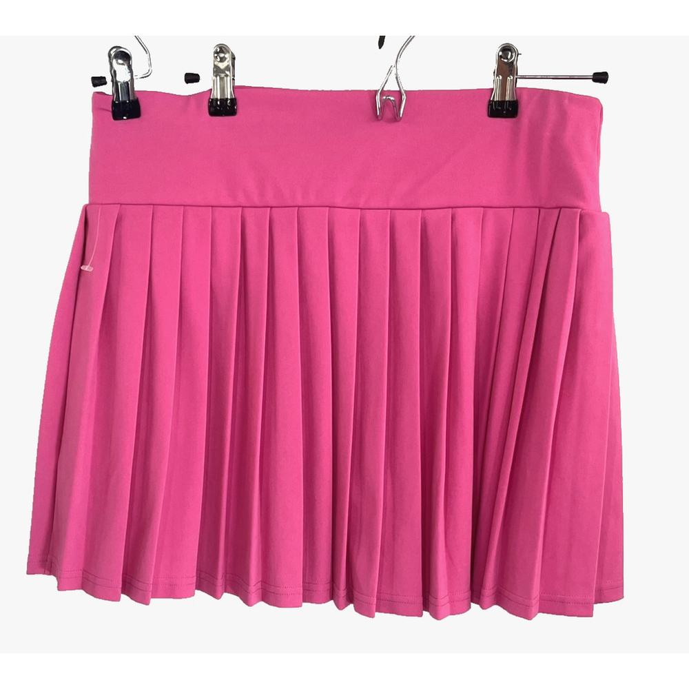 English‎ Factory Skirt Skort Womens Large Pink Pleated Athletic Tennis Pockets